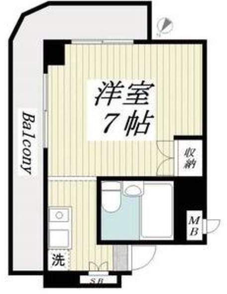 神戸市東灘区御影石町(阪神本線石屋川)のマンション賃貸物件 間取画像