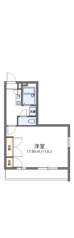 神戸市西区竜が岡(JR山陽本線大久保)のマンション賃貸物件 間取画像