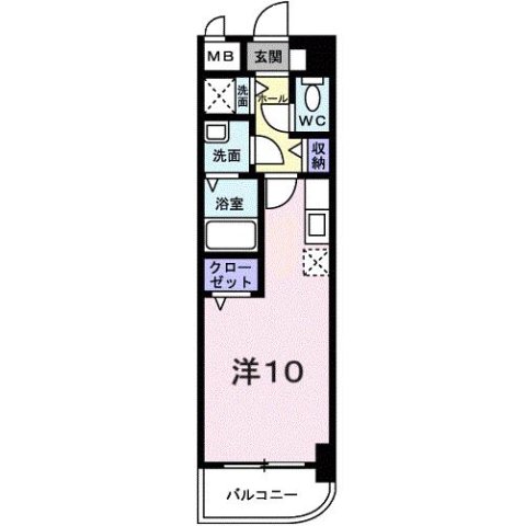 神戸市北区谷上東町(神戸電鉄有馬線谷上)のマンション賃貸物件 間取画像