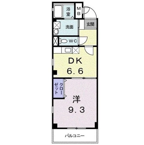 神戸市灘区赤坂通(JR東海道本線(近畿)摩耶)のアパート賃貸物件 間取画像