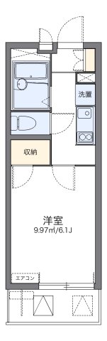 西宮市今津水波町(阪神本線久寿川)のマンション賃貸物件 間取画像