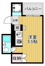 神戸市灘区中原通(阪急神戸線王子公園)のマンション賃貸物件 間取画像