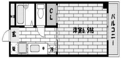 神戸市東灘区魚崎南町(阪神本線魚崎)のマンション賃貸物件 間取画像