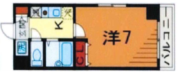 神戸市兵庫区上沢通(神戸市営地下鉄線上沢)のマンション賃貸物件 間取画像