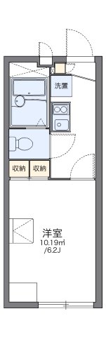 神戸市東灘区魚崎北町(阪神本線青木)のアパート賃貸物件 間取画像