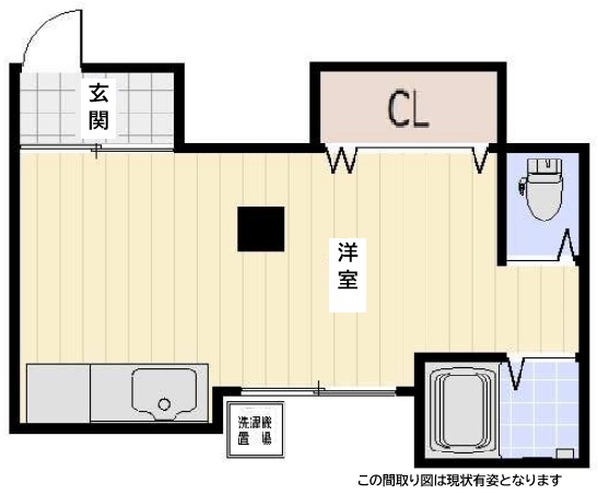 神戸市中央区旗塚通(阪急神戸線春日野道)のアパート賃貸物件 間取画像