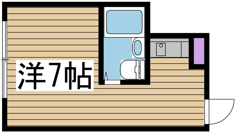 神戸市中央区北野町(JR東海道本線(近畿)三ノ宮)のマンション賃貸物件 間取画像