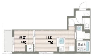 神戸市東灘区深江南町(阪神本線深江)のアパート賃貸物件 間取画像