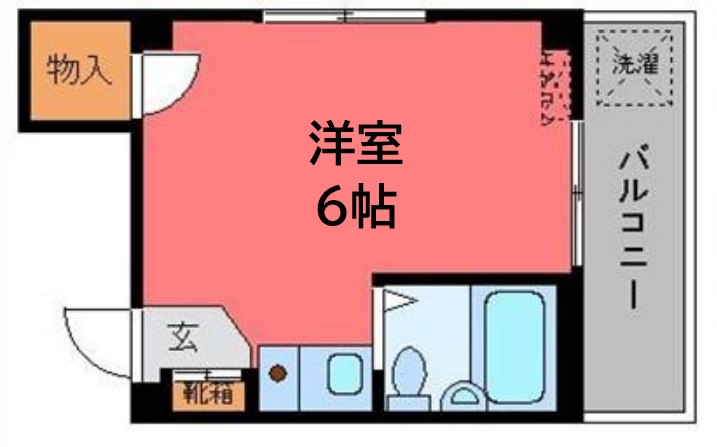 神戸市中央区楠町(神戸市営地下鉄線大倉山)のマンション賃貸物件 間取画像
