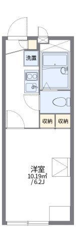 西宮市山口町名来(神戸電鉄三田線田尾寺)のアパート賃貸物件 間取画像
