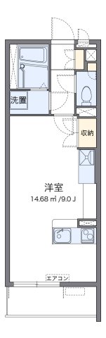 尼崎市南武庫之荘(阪急神戸線武庫之荘)のマンション賃貸物件 間取画像