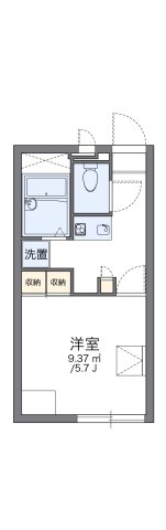 神戸市東灘区北青木(阪神本線青木)のアパート賃貸物件 間取画像