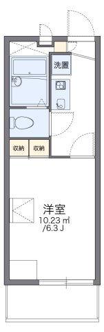 神戸市中央区南本町通(阪神本線春日野道)のマンション賃貸物件 間取画像