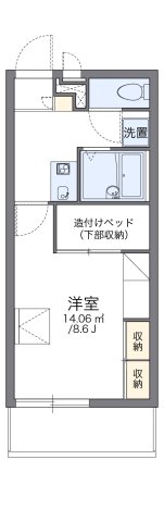 尼崎市武庫川町(阪神本線尼崎センタープール前)のマンション賃貸物件 間取画像