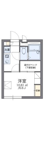 明石市東藤江(JR山陽本線西明石)のアパート賃貸物件 間取画像