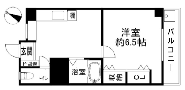 神戸市灘区岩屋北町(阪神本線岩屋)のマンション賃貸物件 間取画像