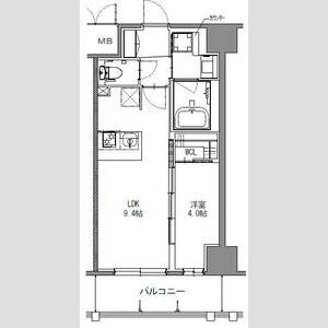 神戸市中央区栄町通(神戸市営地下鉄海岸線みなと元町)のマンション賃貸物件 間取画像