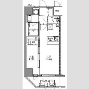 神戸市中央区栄町通(神戸市営地下鉄海岸線みなと元町)のマンション賃貸物件 間取画像