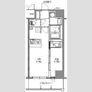 神戸市中央区栄町通(神戸市営地下鉄海岸線みなと元町)のマンション賃貸物件 間取画像