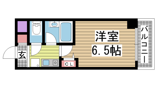 神戸市中央区雲井通(JR東海道本線(近畿)三ノ宮)のマンション賃貸物件 間取画像