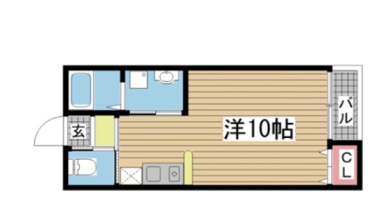 神戸市中央区山本通(神戸市営地下鉄線県庁前)のアパート賃貸物件 間取画像