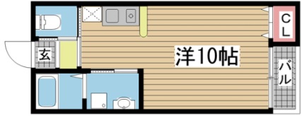 神戸市中央区山本通(神戸市営地下鉄線県庁前)のアパート賃貸物件 間取画像