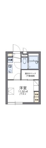 神戸市東灘区住吉宮町(阪神本線住吉)のアパート賃貸物件 間取画像