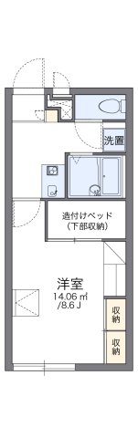 神戸市西区玉津町新方(JR山陽本線明石)のアパート賃貸物件 間取画像