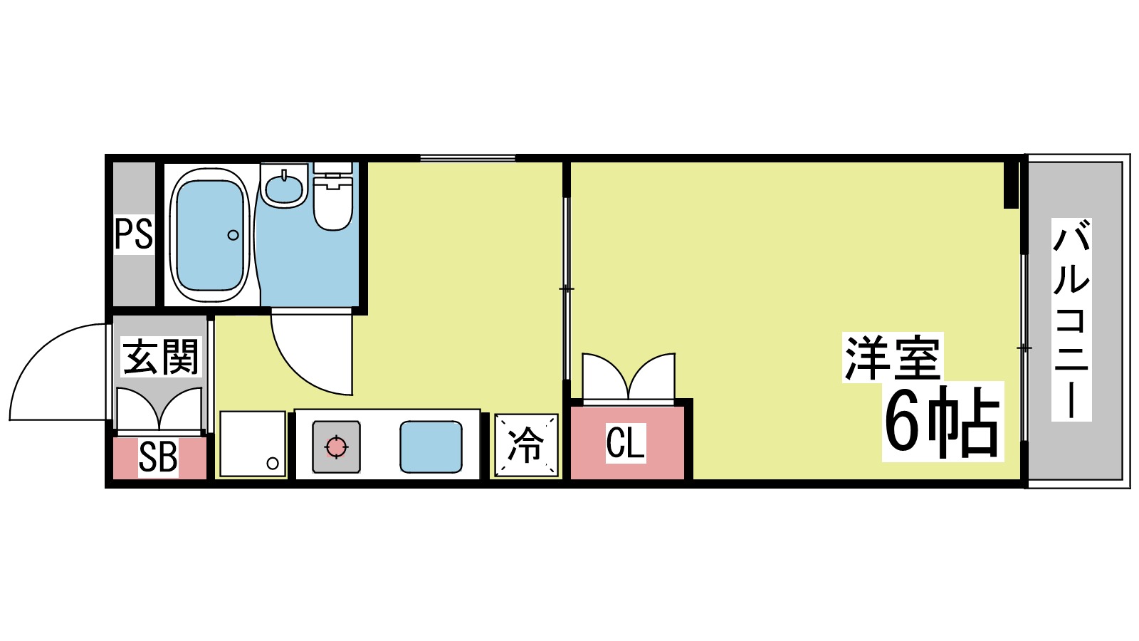 神戸市灘区篠原本町(阪急神戸線六甲)のマンション賃貸物件 間取画像