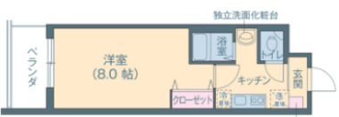 神戸市中央区港島(ポートアイランド線中公園)のマンション賃貸物件 間取画像