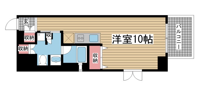 神戸市中央区磯上通(JR東海道本線(近畿)三ノ宮)のマンション賃貸物件 間取画像