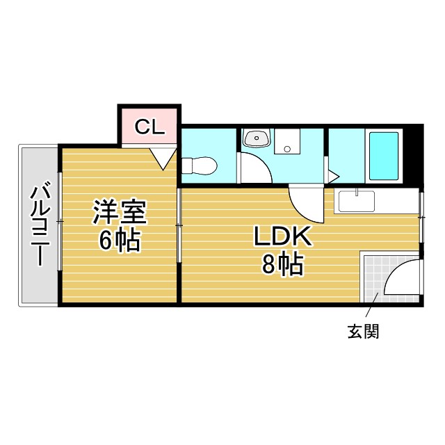 神戸市北区鈴蘭台西町(神戸電鉄粟生線鈴蘭台西口)のマンション賃貸物件 間取画像