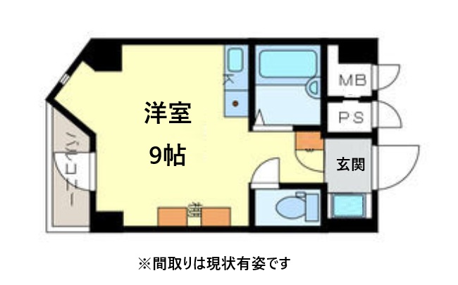 神戸市灘区城内通(JR東海道本線(近畿)灘)のマンション賃貸物件 間取画像