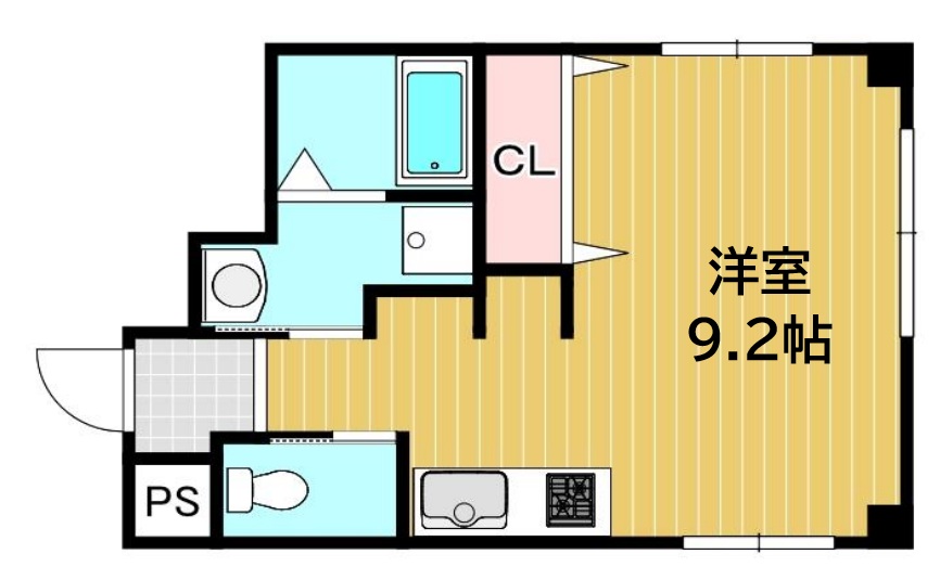 神戸市中央区中山手通(神戸高速線花隈)のマンション賃貸物件 間取画像