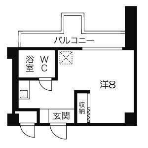 神戸市中央区花隈町(神戸高速線花隈)のマンション賃貸物件 間取画像