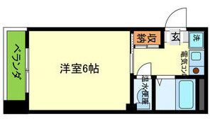 神戸市灘区神前町(JR東海道本線(近畿)六甲道)のマンション賃貸物件 間取画像