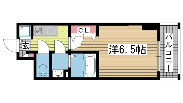 神戸市中央区磯上通(JR東海道本線(近畿)三ノ宮)のマンション賃貸物件 間取画像