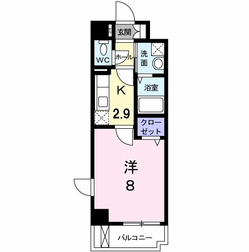 明石市藤江(山陽電鉄線藤江)のマンション賃貸物件 間取画像