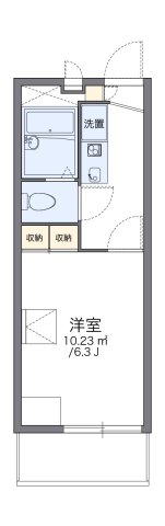 神戸市灘区岩屋北町(阪神本線岩屋)のマンション賃貸物件 間取画像