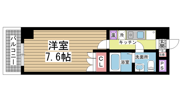 神戸市灘区弓木町(JR東海道本線(近畿)六甲道)のマンション賃貸物件 間取画像