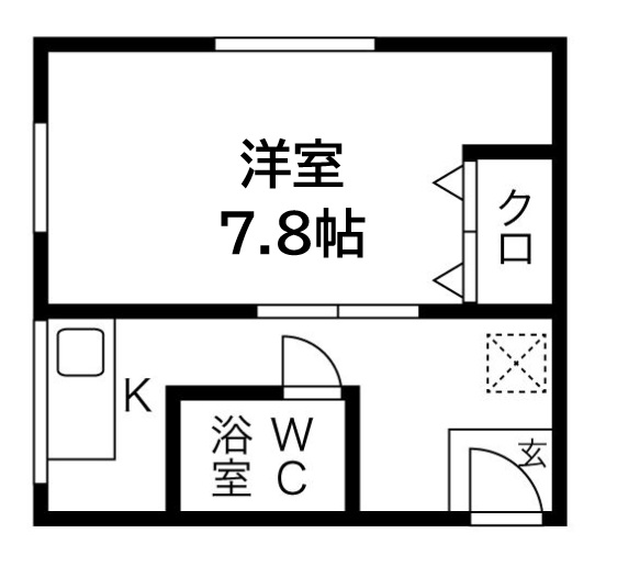 神戸市灘区篠原中町(阪急神戸線六甲)のアパート賃貸物件 間取画像