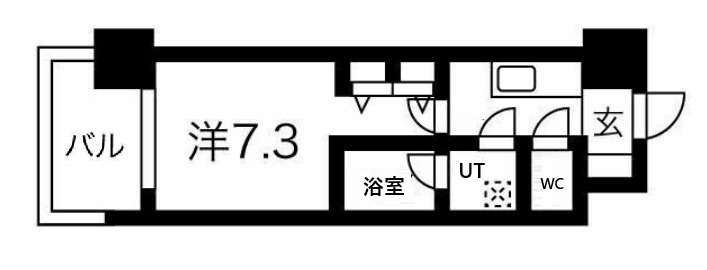 神戸市中央区加納町(JR東海道本線(近畿)三ノ宮)のマンション賃貸物件 間取画像