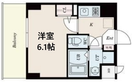 神戸市中央区国香通(阪急神戸線春日野道)のマンション賃貸物件 間取画像