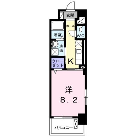 神戸市灘区篠原本町(阪急神戸線六甲)のマンション賃貸物件 間取画像
