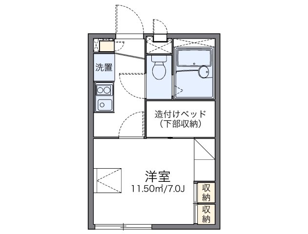 西宮市津門住江町(阪神本線今津)のアパート賃貸物件 間取画像