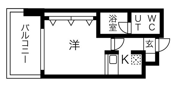 神戸市灘区友田町(JR東海道本線(近畿)六甲道)のマンション賃貸物件 間取画像