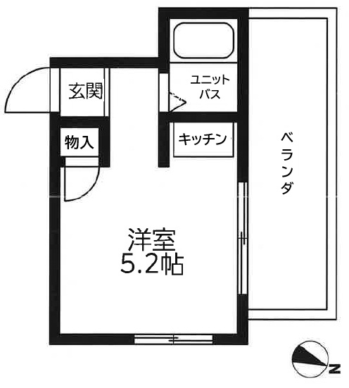 神戸市東灘区本山北町(阪急神戸線岡本)のマンション賃貸物件 間取画像