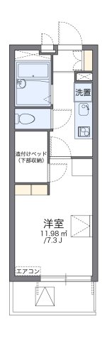 尼崎市大庄北(JR東海道本線(近畿)立花)のマンション賃貸物件 間取画像