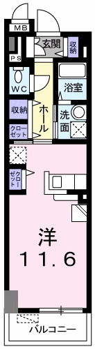 神戸市西区北別府(神戸市営地下鉄線伊川谷)のマンション賃貸物件 間取画像