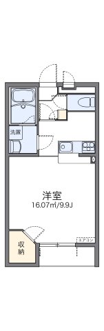 明石市魚住町住吉(JR山陽本線魚住)のアパート賃貸物件 間取画像